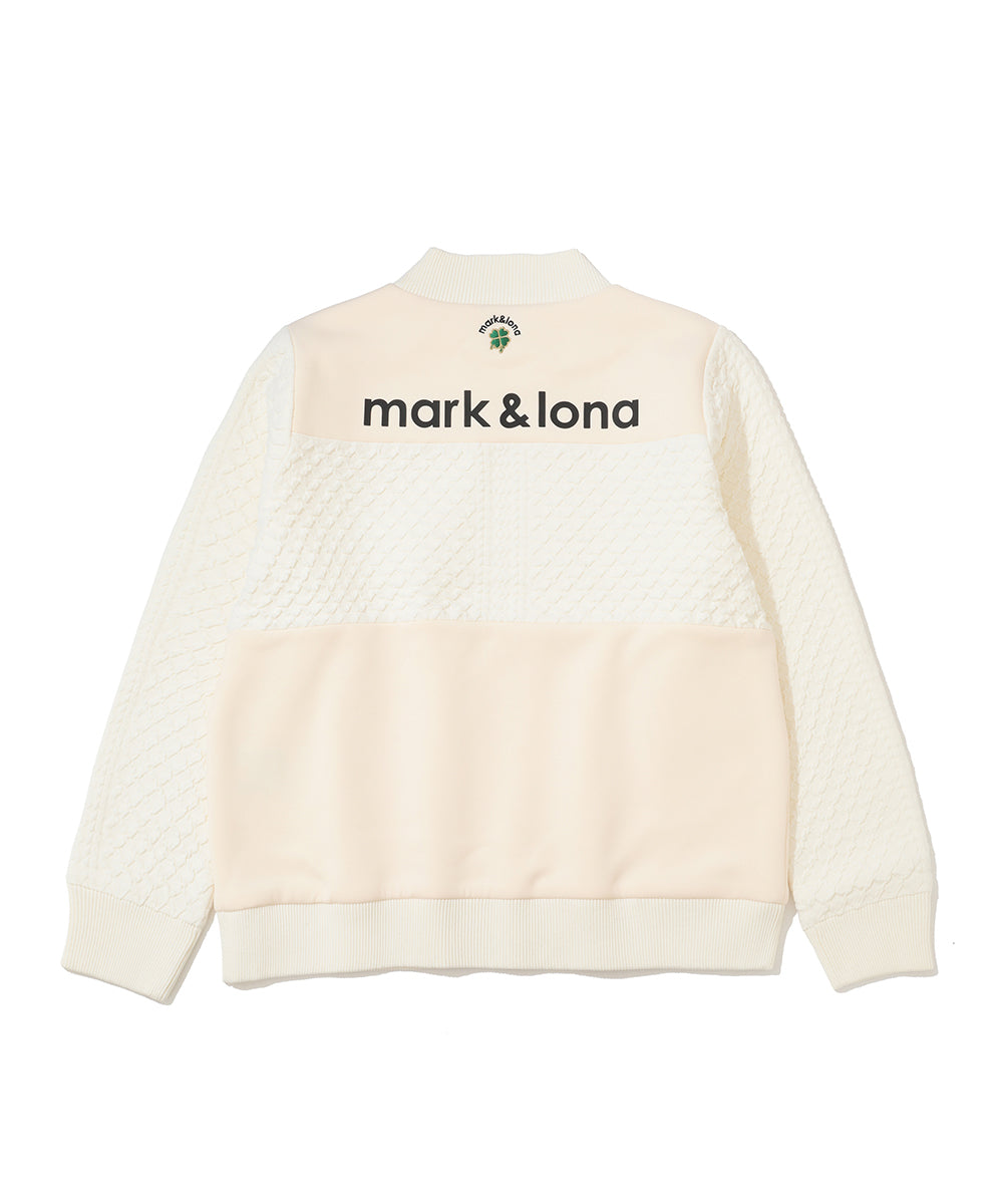 W GN JERSEY MIXED MOCK-NECK KNIT LR4IC08F