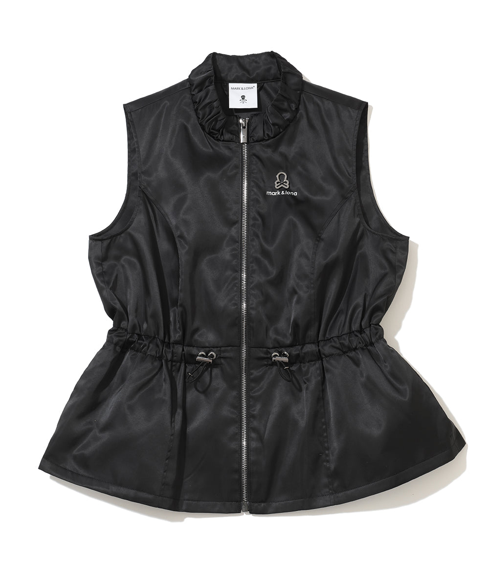 W GN PEPLUM ZIP-UP VEST LR3IV02F
