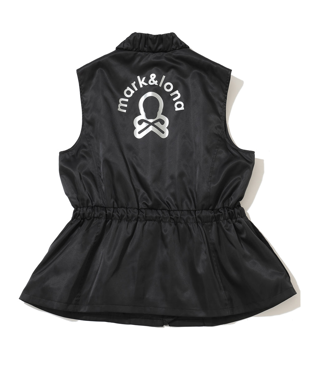 W GN PEPLUM ZIP-UP VEST LR3IV02F