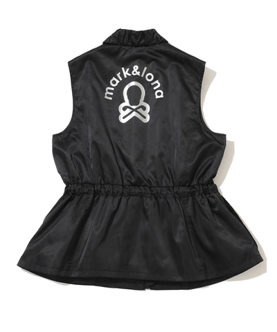 W GN PEPLUM ZIP-UP VEST LR3IV02F