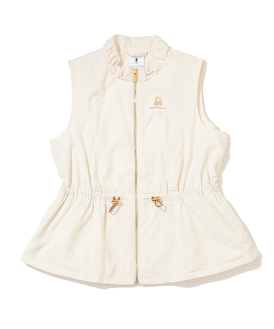 W GN PEPLUM ZIP-UP VEST LR3IV02F