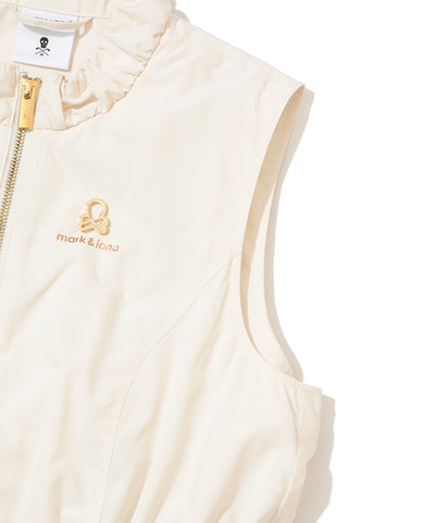 W GN PEPLUM ZIP-UP VEST LR3IV02F