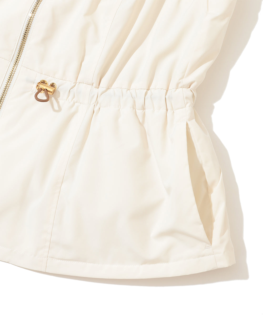 W GN PEPLUM ZIP-UP VEST LR3IV02F