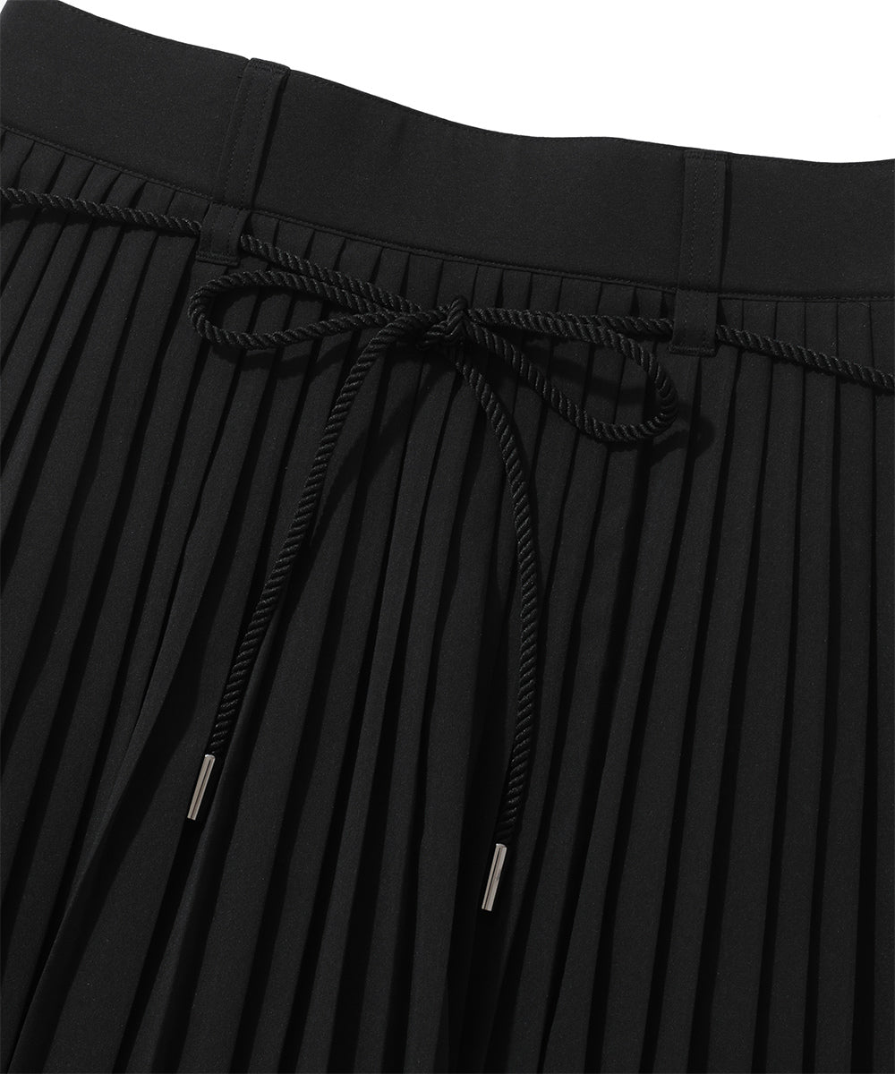 W GN BACK POCKET POINT PLEATS SKIRT LR3IE02F