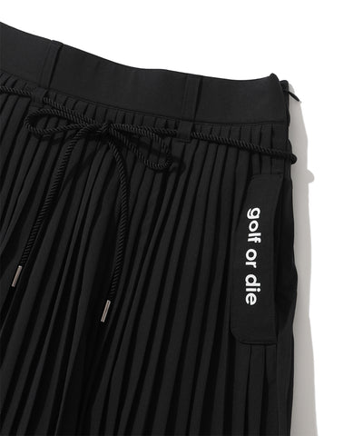 W GN BACK POCKET POINT PLEATS SKIRT LR3IE02F