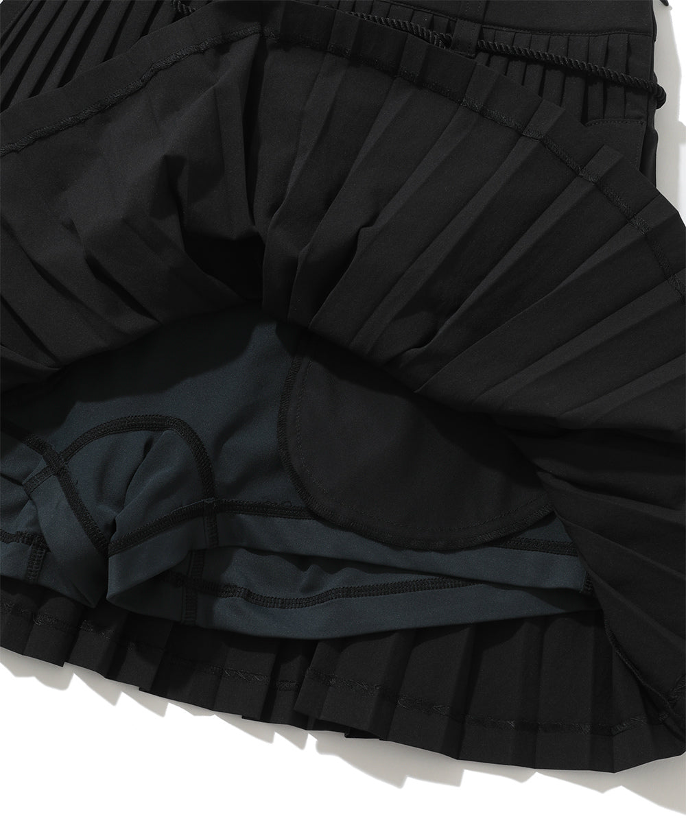 W GN BACK POCKET POINT PLEATS SKIRT LR3IE02F