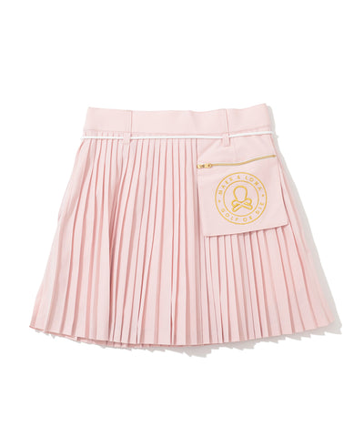 W GN BACK POCKET POINT PLEATS SKIRT LR3IE02F