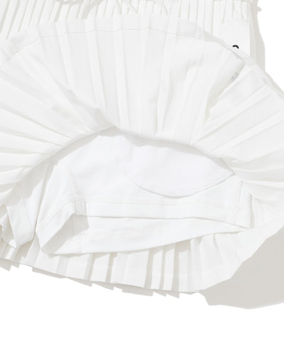 W GN BACK POCKET POINT PLEATS SKIRT LR3IE02F