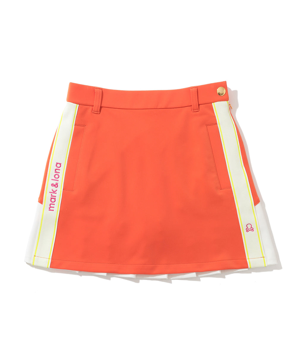 W GN BACK PLEATS POINT SPORTY SKIRT LR3IE03F