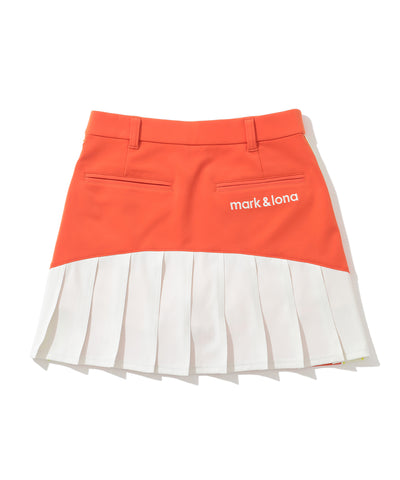 W GN BACK PLEATS POINT SPORTY SKIRT LR3IE03F