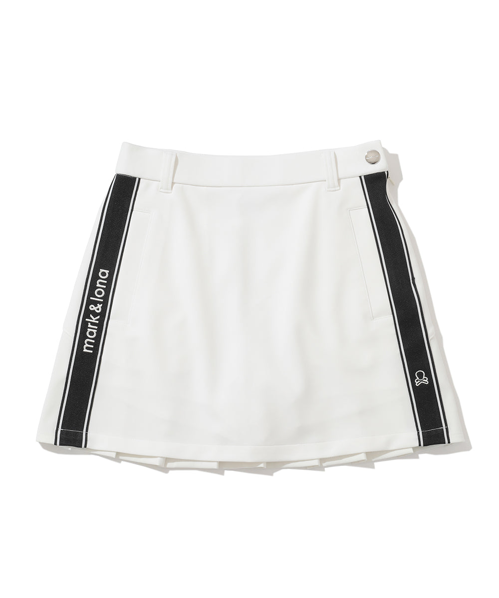 W GN BACK PLEATS POINT SPORTY SKIRT LR3IE03F