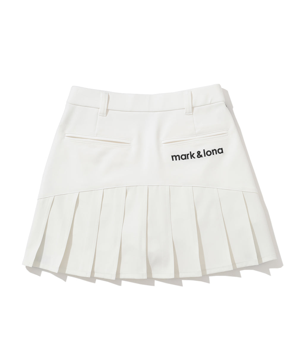 W GN BACK PLEATS POINT SPORTY SKIRT LR3IE03F