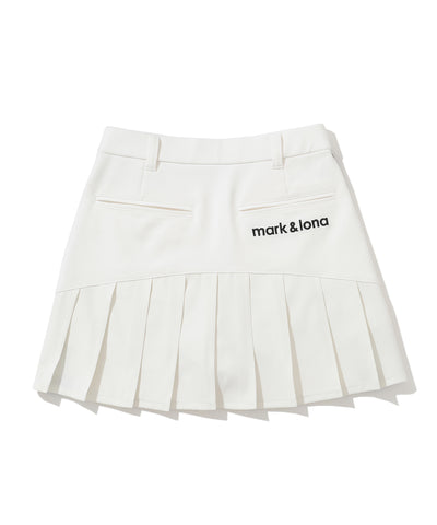 W GN BACK PLEATS POINT SPORTY SKIRT LR3IE03F