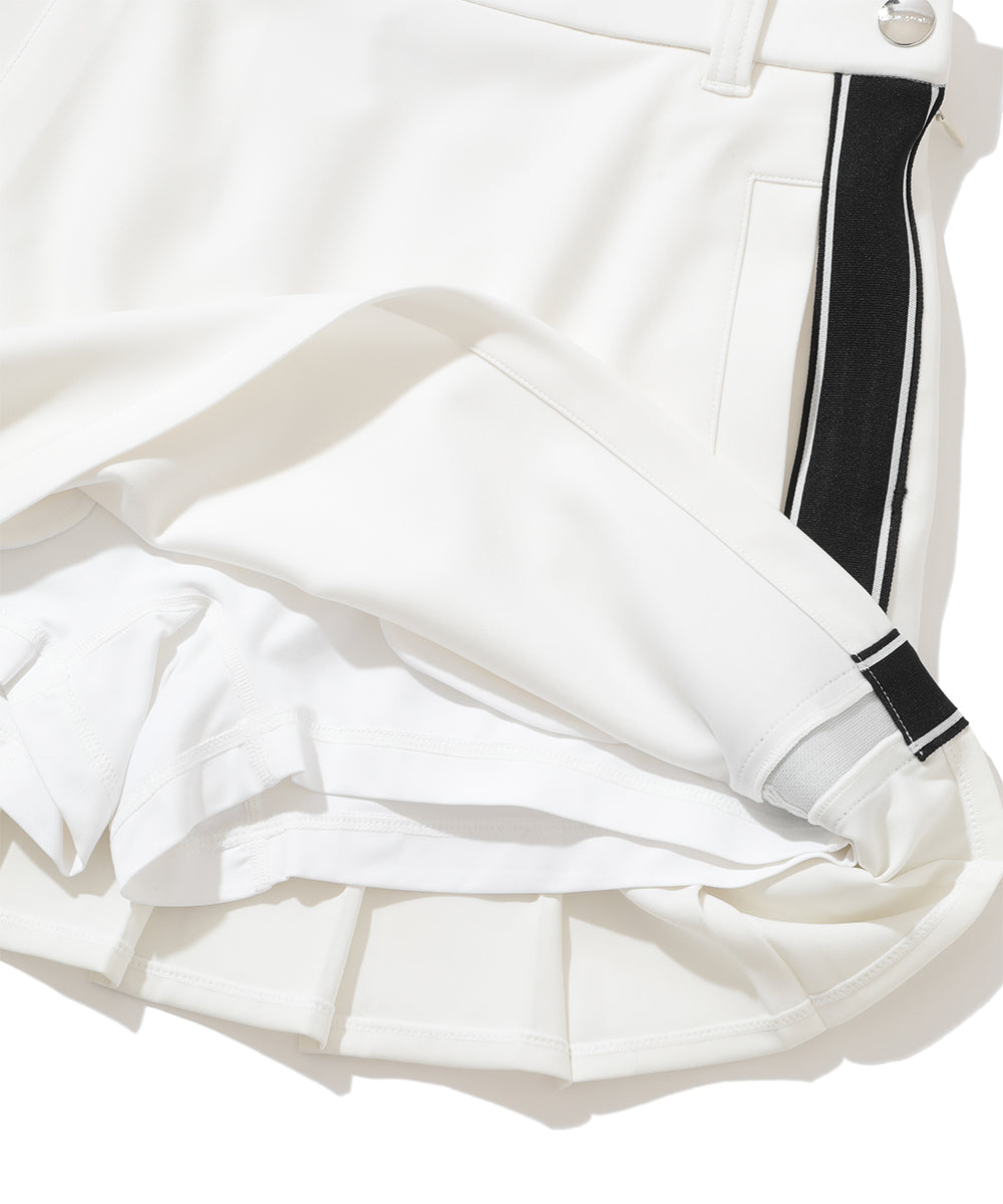 W GN BACK PLEATS POINT SPORTY SKIRT LR3IE03F
