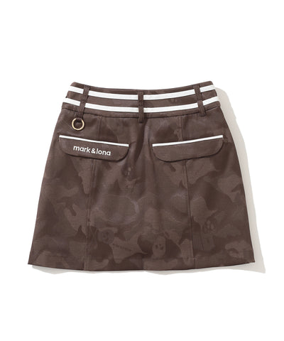W GN SIGNATURE CAMO PATTERN SKIRT LR3IE04F