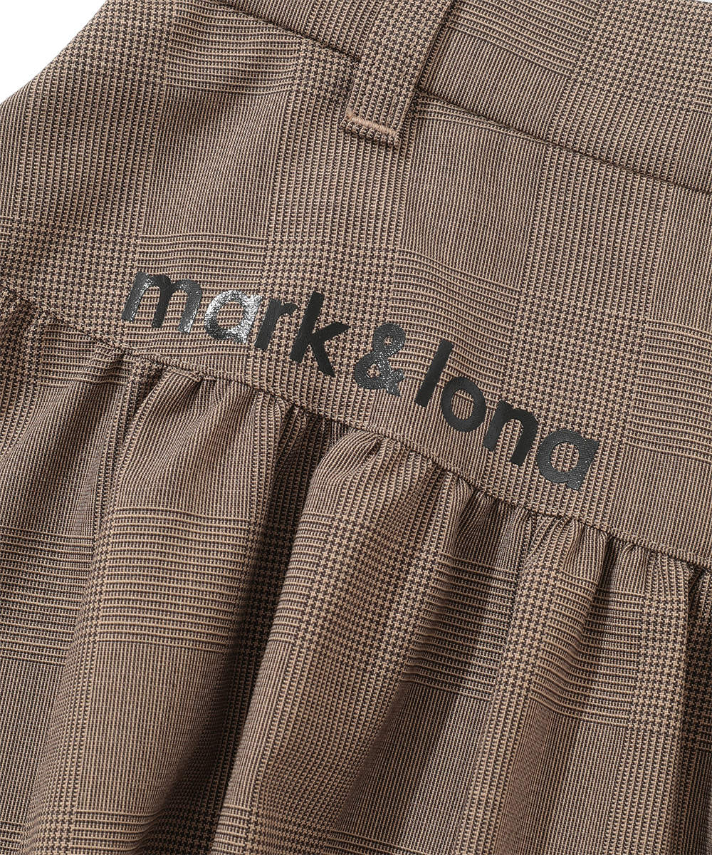 W GN GLEN CHECK BALLOON TYPE SKIRT LR3IE05F