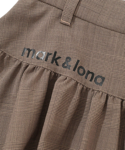 W GN GLEN CHECK BALLOON TYPE SKIRT LR3IE05F