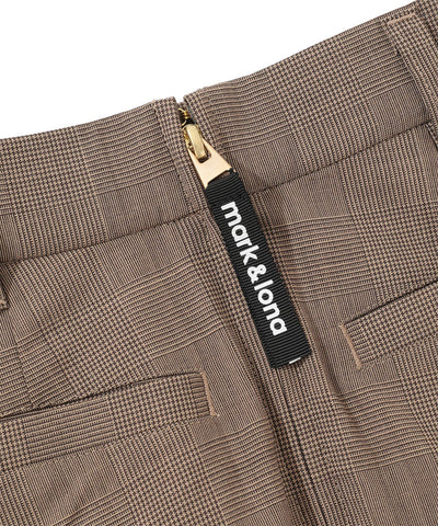 W GN GLEN CHECK BALLOON TYPE SKIRT LR3IE05F