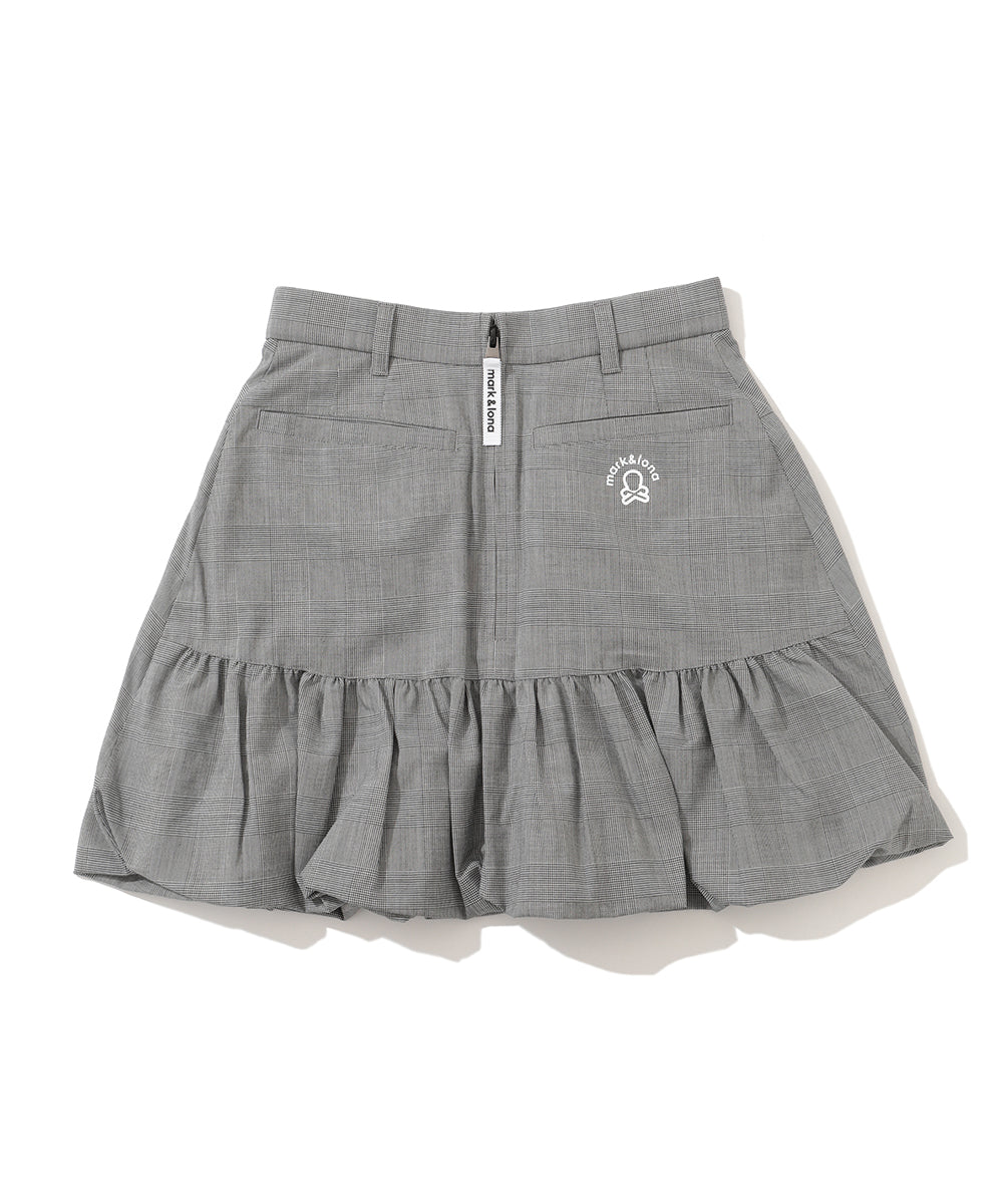 W GN GLEN CHECK BALLOON TYPE SKIRT LR3IE05F