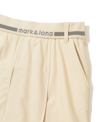 W GN WAIST LOGO POINT WIDE PLEATS SKIRT LR4IE07F