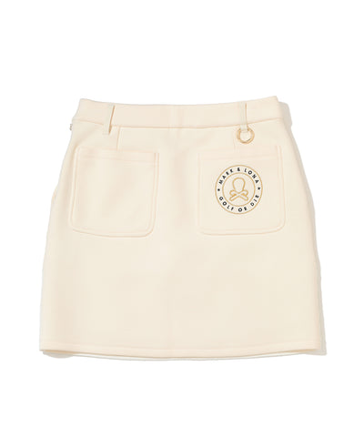 W GN KNIT MIXED HYBRID SKIRT LR4IE10F