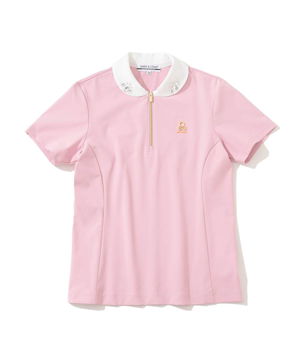 W GN STONE COLLAR POINT SS POLO LR3IX03F