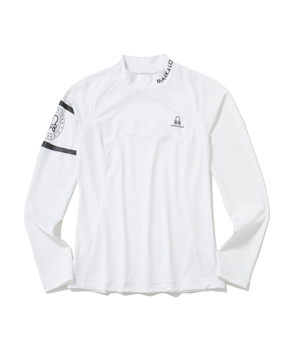 W GN ARM LOGO MOCK-NECK LS T-SHIRTS LR3IU01F