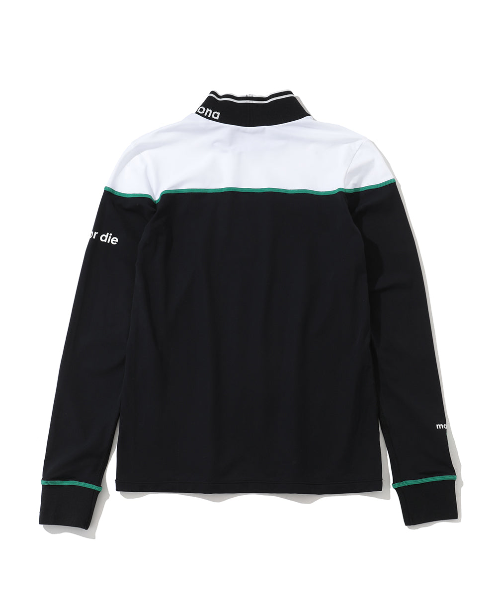 W GN FRONT LOGO MOCK-NECK LS T-SHIRTS LR3IU03F