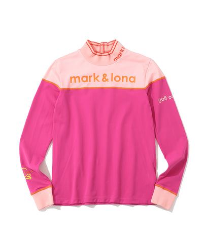 W GN FRONT LOGO MOCK-NECK LS T-SHIRTS LR3IU03F