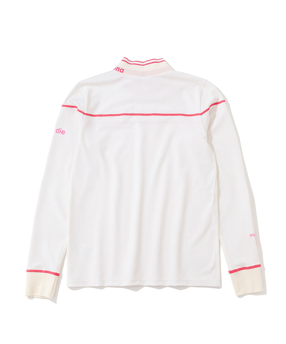 W GN FRONT LOGO MOCK-NECK LS T-SHIRTS LR3IU03F