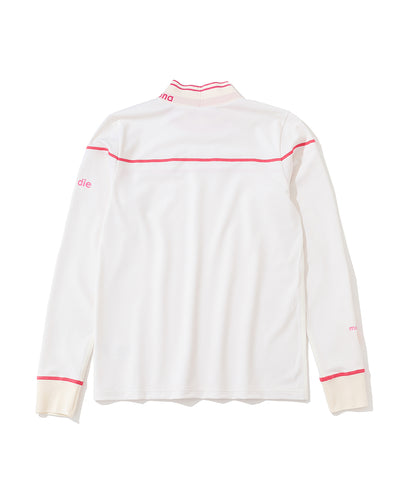 W GN FRONT LOGO MOCK-NECK LS T-SHIRTS LR3IU03F