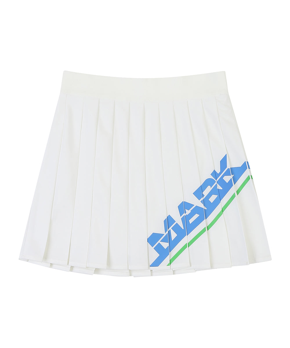 W TN LOGO POINT PLEAT SKIRT LQ2TE75F