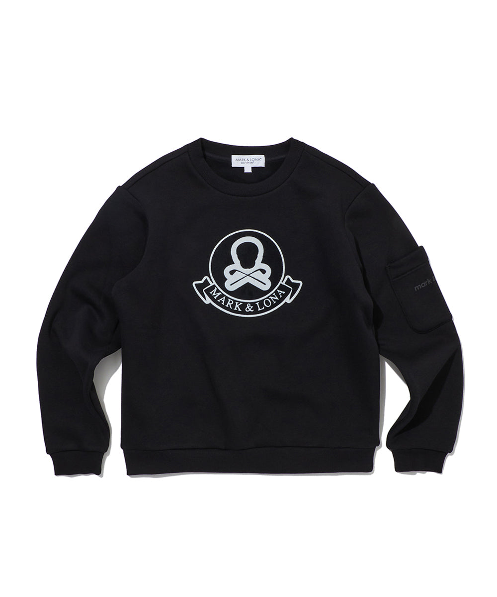 M GN BLANK SKULL JERSEY CREW LR4IC11M